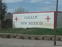 USA - Gallup NM - City Sign (24 Apr 2009)